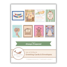 Load image into Gallery viewer, Always Prepared/Multi-Occasion (Set of 8) Greeting Cards