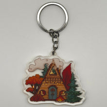 Load image into Gallery viewer, Cosy Cabin Keychain