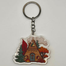 Load image into Gallery viewer, Cosy Cabin Keychain