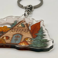 Load image into Gallery viewer, Cosy Cabin Keychain