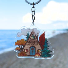 Load image into Gallery viewer, Cosy Cabin Keychain