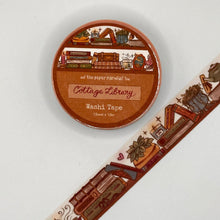 Load image into Gallery viewer, Cottage Library Washi Tape