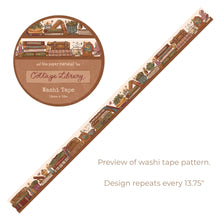 Load image into Gallery viewer, Cottage Library Washi Tape