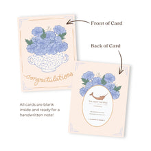 Load image into Gallery viewer, Congratulations Porcelain Bouquet Greeting Card