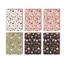 Load image into Gallery viewer, Flowers, Always, and Always (Set of 6) Greeting Cards