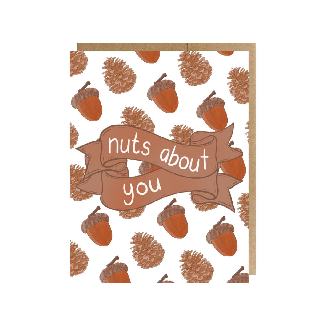 Nuts About You Autumn Greeting Card