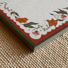 Load image into Gallery viewer, Folk Flowers Note Pad (Orange)