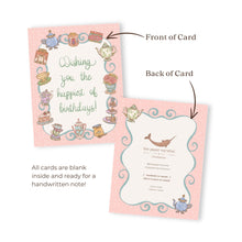 Load image into Gallery viewer, Afternoon Tea Birthday Greeting Card