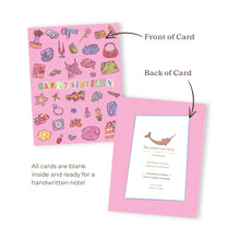 Load image into Gallery viewer, Totally Groovy Y2K Birthday Greeting Card