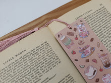 Load image into Gallery viewer, Summer Café Tasselled Bookmark
