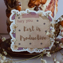 Load image into Gallery viewer, Rest is Productive Sticker