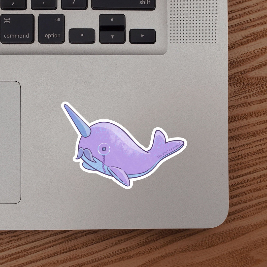 Sir Narwhal Plushie Sticker