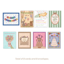 Load image into Gallery viewer, Always Prepared/Multi-Occasion (Set of 8) Greeting Cards
