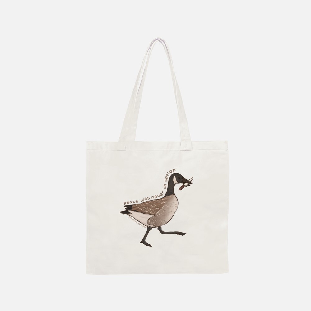 Angry Goose Tote Bag