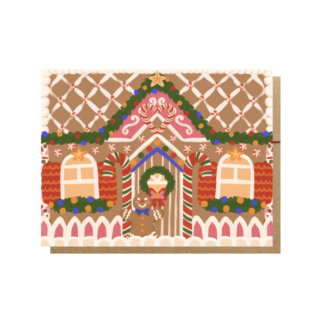 Gingerbread House Greeting Card, Classic