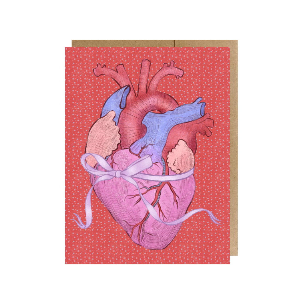 Heart and a Bow Greeting Card