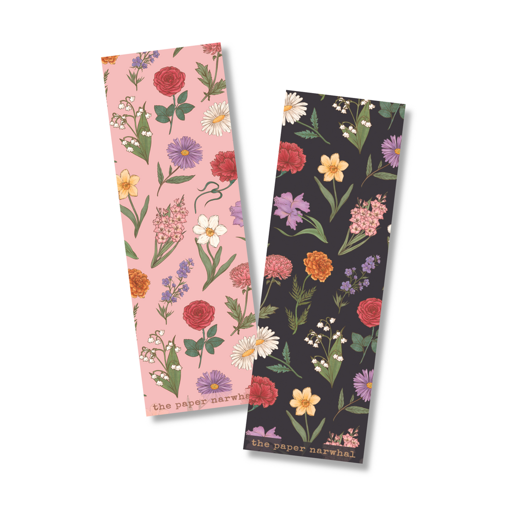 Flowers, Always, and Always Double-Sided Bookmark