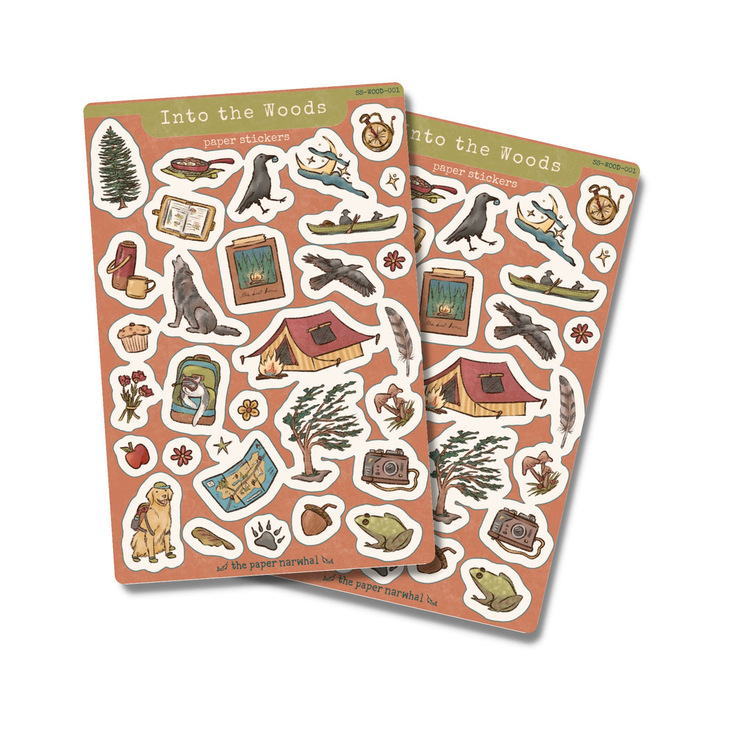 Into the Woods Sticker Sheet