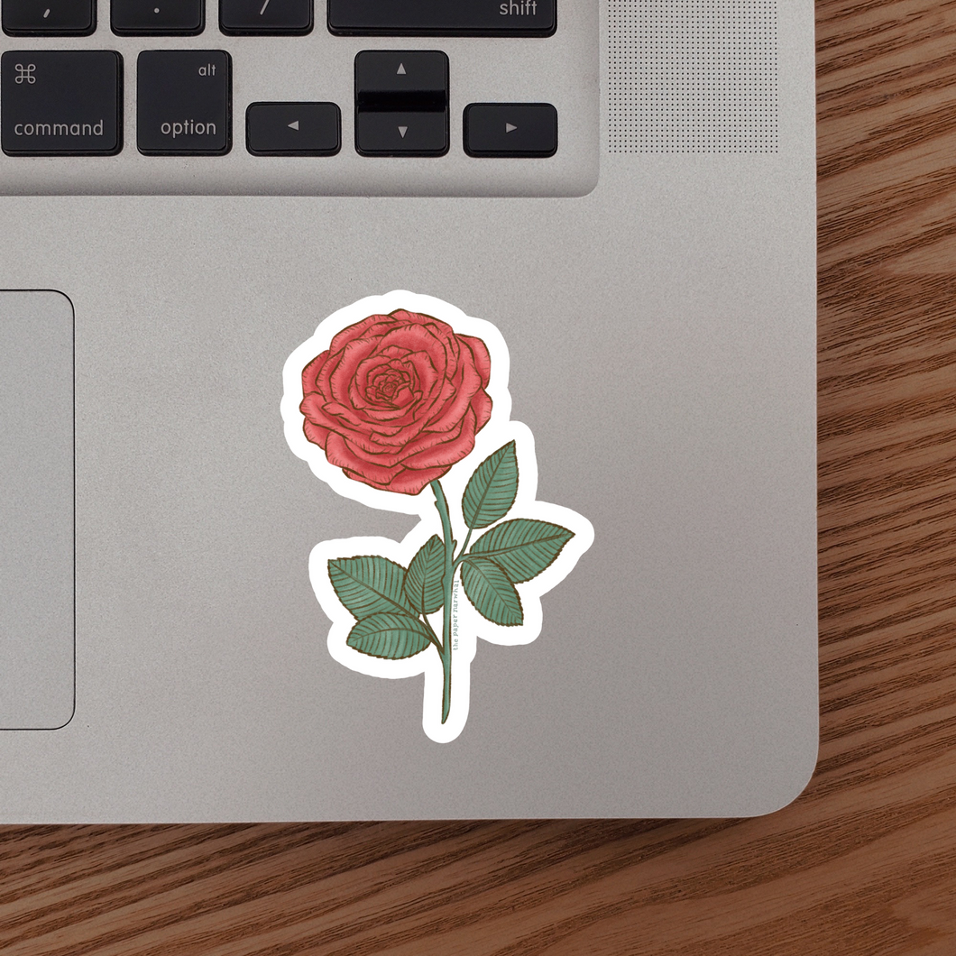 Rose (June Birth Month Flower) Sticker
