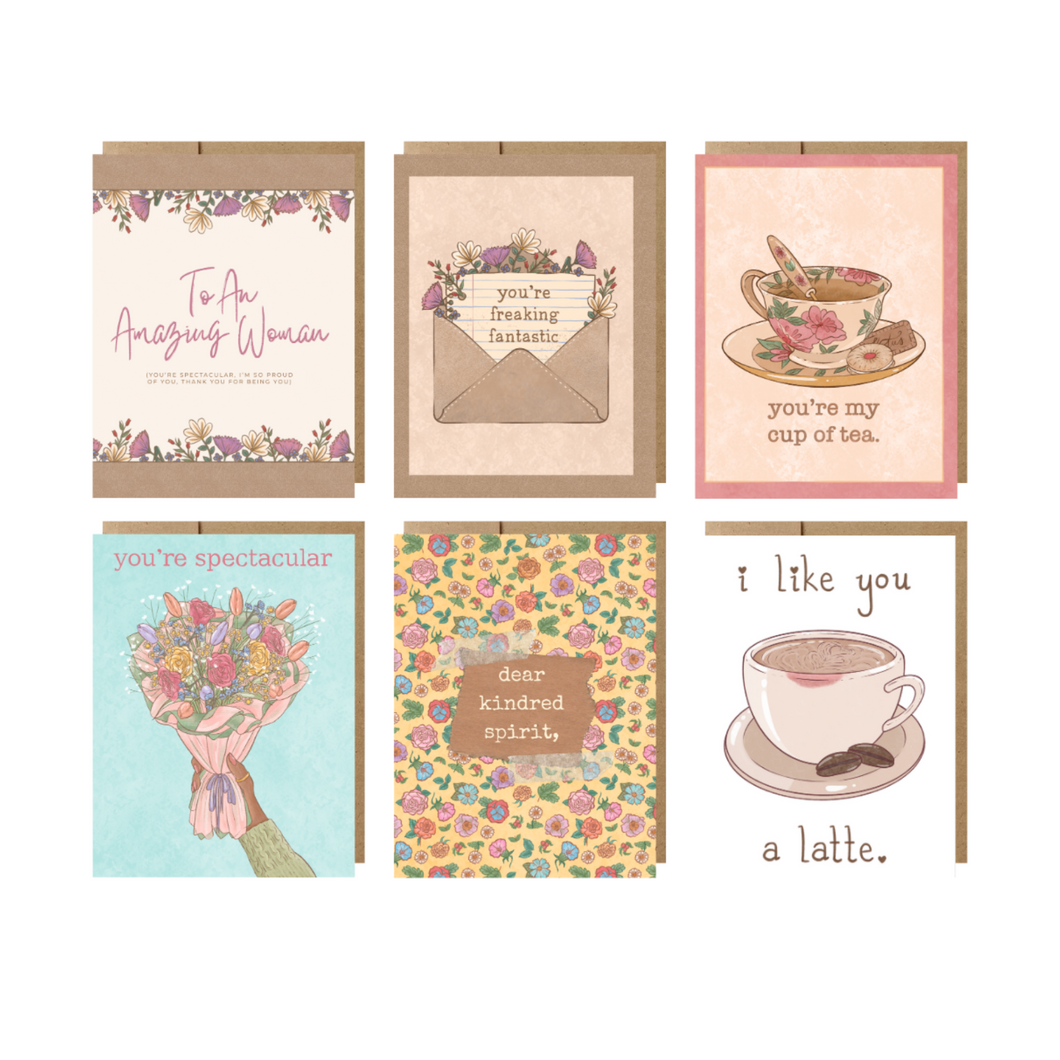 Just-Because (Set of 6) Greeting Cards