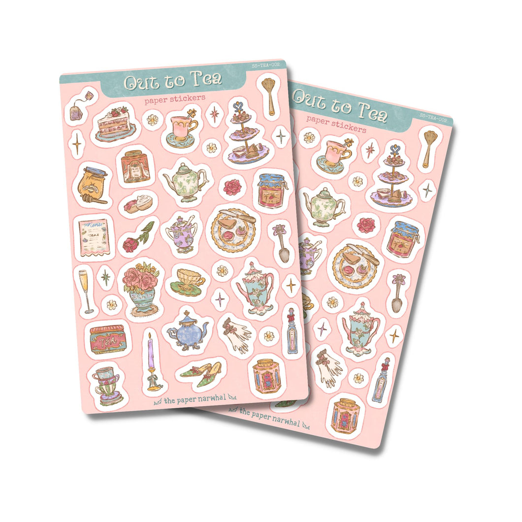 Out to Tea Sticker Sheet