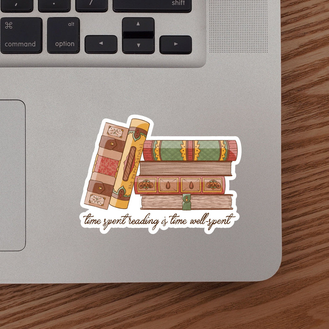 Time Spent Reading Sticker
