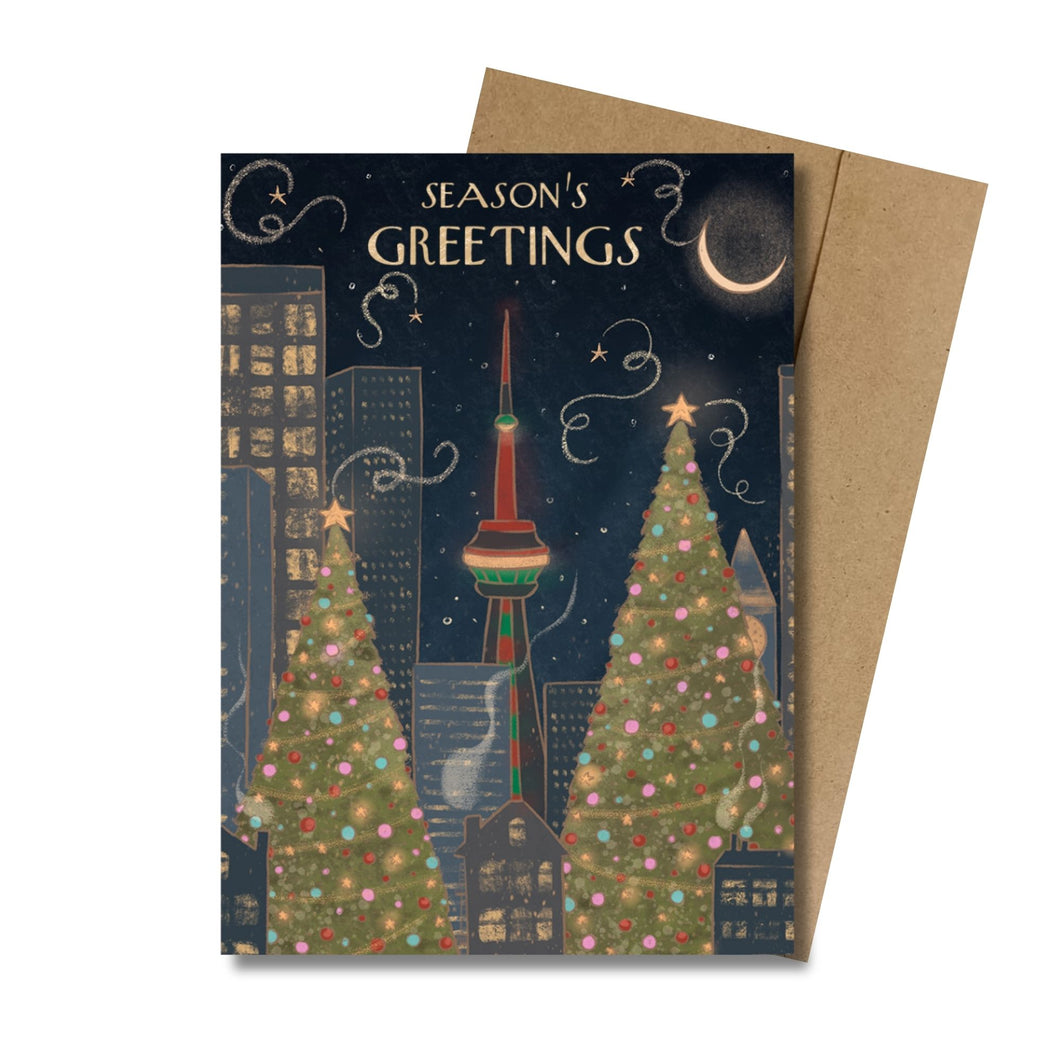 Season's Greetings From Toronto MINI Greeting Card