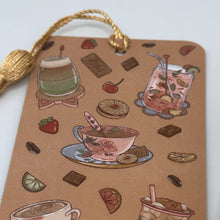Load image into Gallery viewer, Summer Café Tasselled Bookmark
