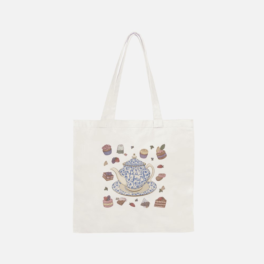 Tea Drunk Afternoon Tote Bag