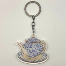 Load image into Gallery viewer, Tea Drunk Acrylic Keychain
