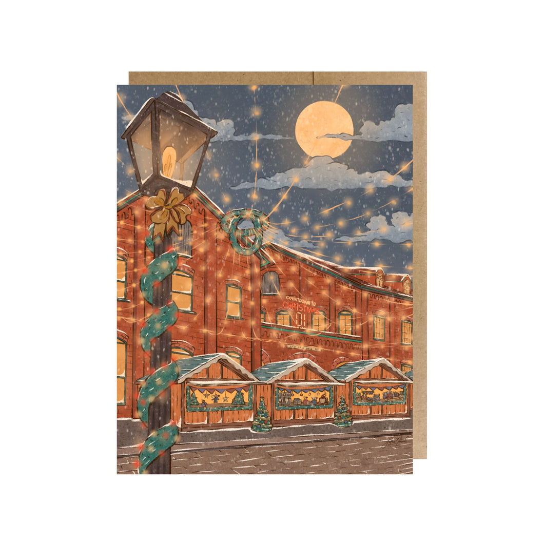 Distillery District Christmas Market Greeting Card