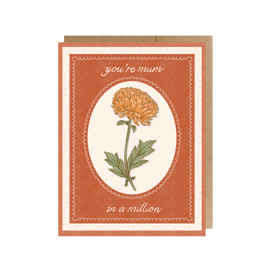 You're Mum in a Million Greeting Card