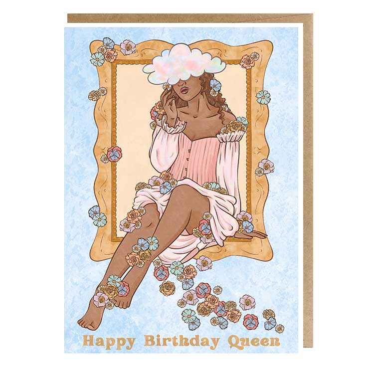 Happy Birthday Queen Greeting Card