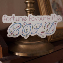 Load image into Gallery viewer, Fortune Favours the Bold Sticker, Pastel
