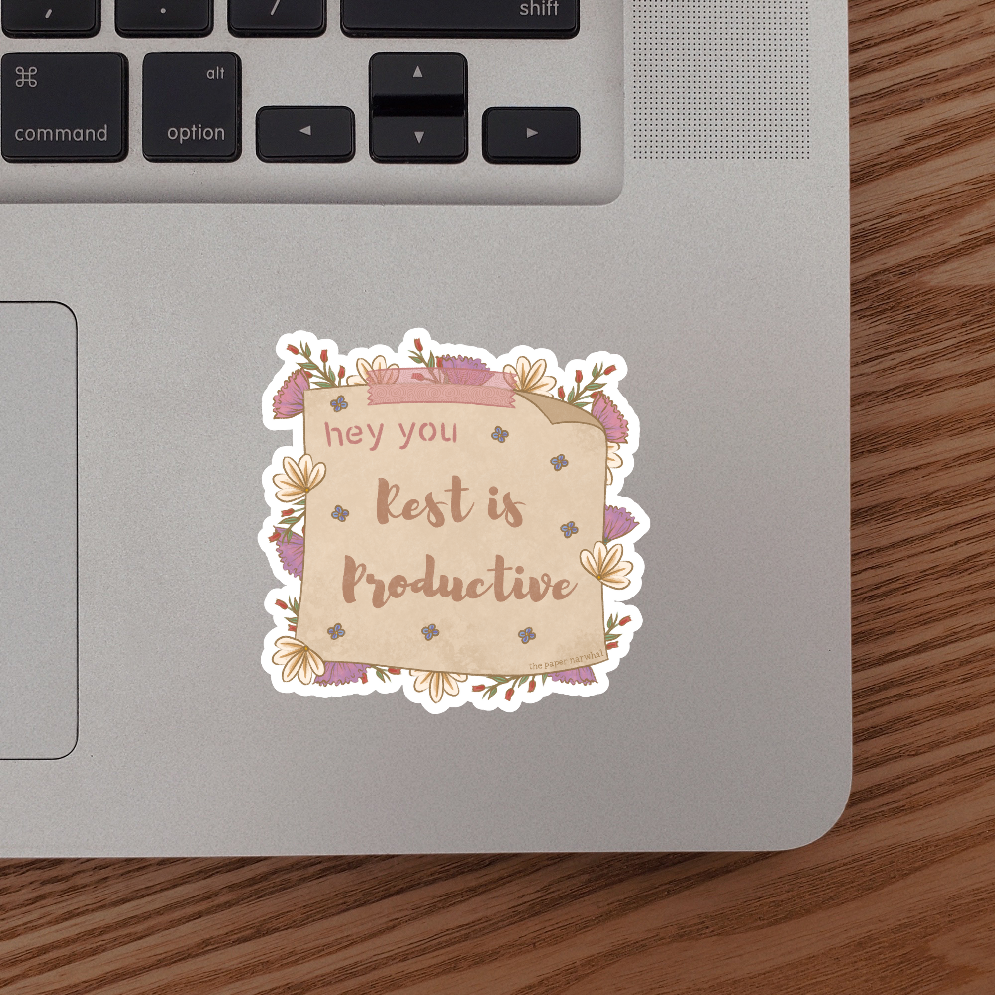 Rest is Productive Sticker – The Paper Narwhal