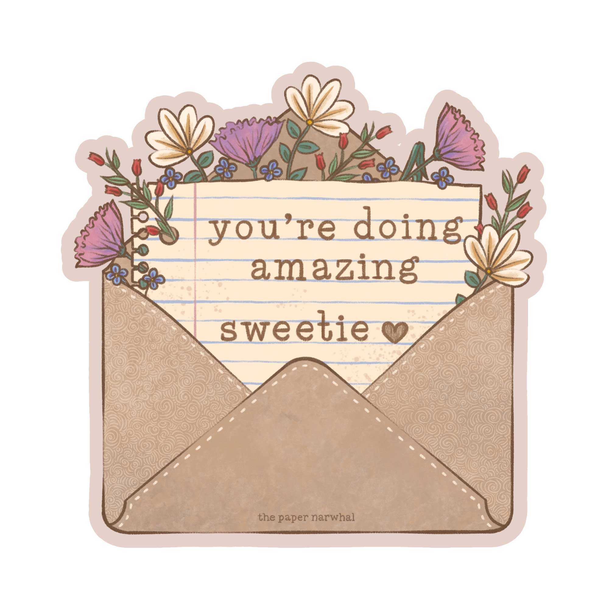 You're Doing Amazing Magnet – The Paper Narwhal